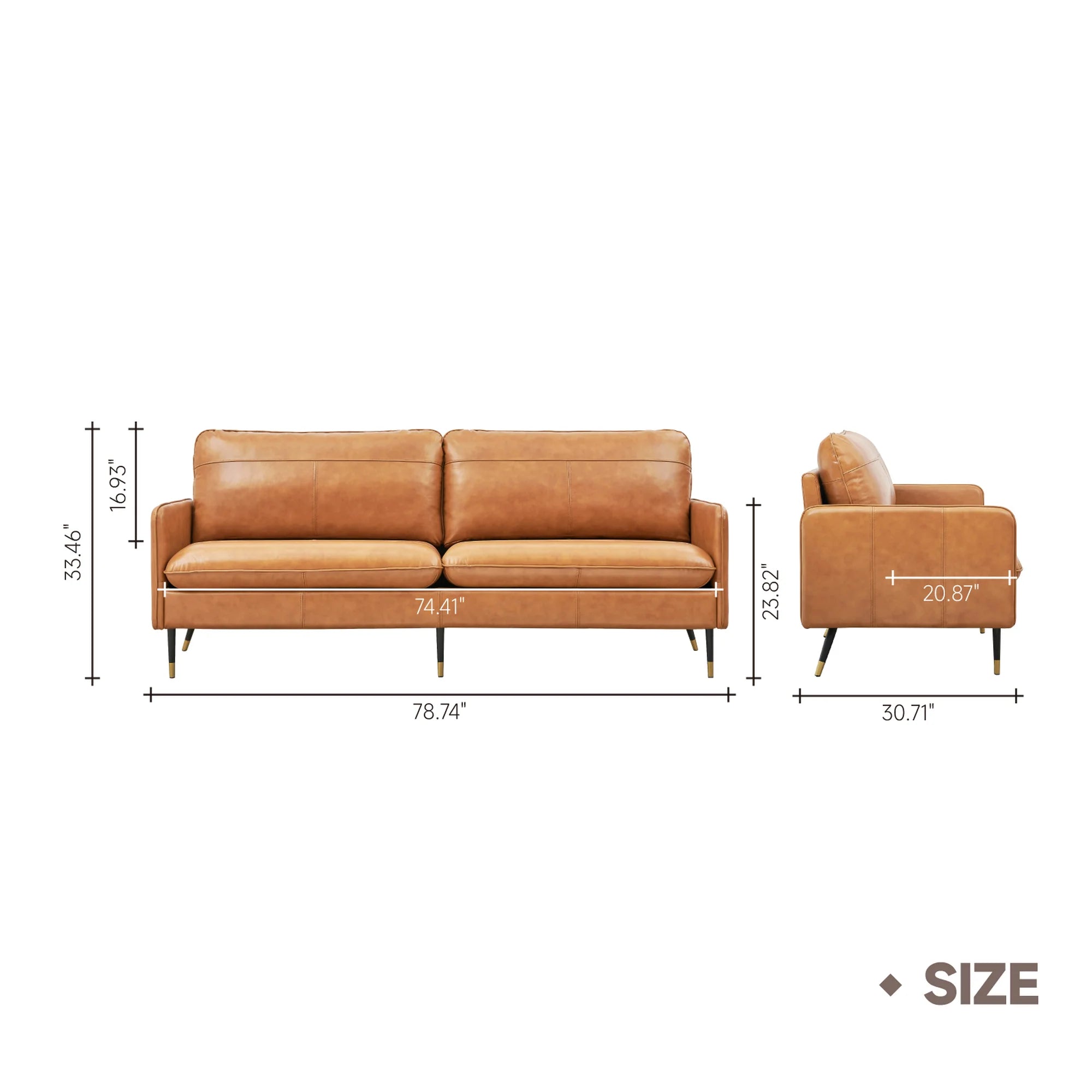 Anycost Top Grain Sofa