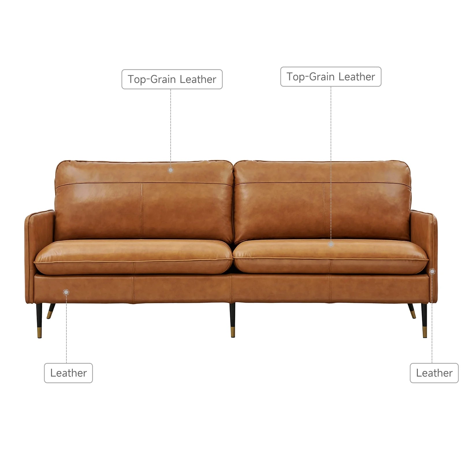 Anycost Top Grain Sofa